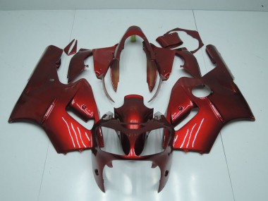 Kawasaki ZX12R 00-01 Motorrad Verkleidungen - Rot