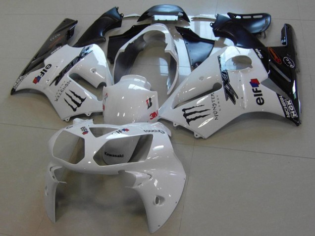 Kawasaki ZX12R 02-06 Motorrad Verkleidungen - Weiß Monster Kawasaki ZX12R 02-06 Motorrad Verkleidungen - Weiß Monster