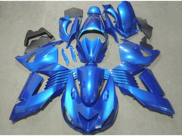 Kawasaki ZX14R ZZR 1400 06-11 Motorrad Verkleidungen - Blau Kawasaki ZX14R ZZR 1400 06-11 Motorrad Verkleidungen - Blau