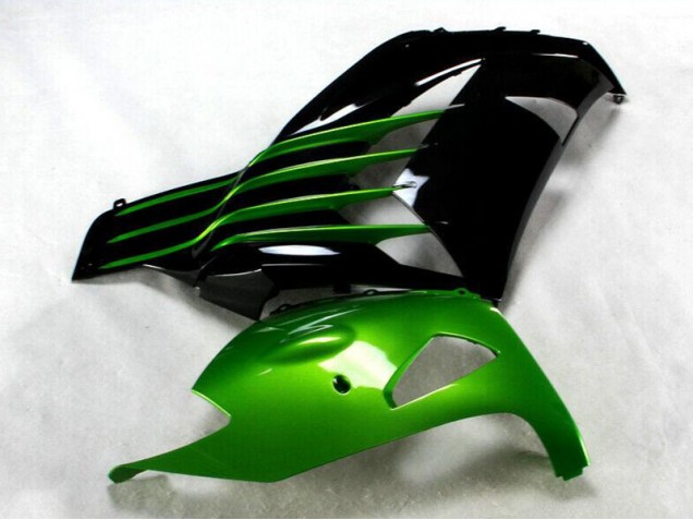Kawasaki ZX14R ZZR 1400 12-21 Motorrad Verkleidung - Schwarz Grün Kawasaki ZX14R ZZR 1400 12-21 Motorrad Verkleidung - Schwarz Grün