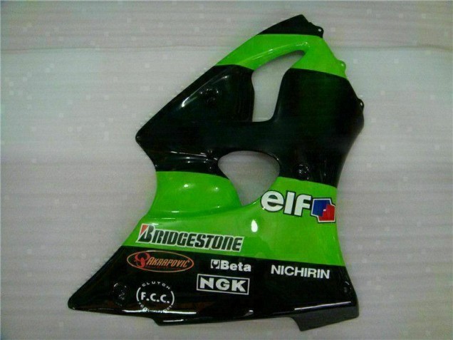 Kawasaki ZX6R 00-02 Motorrad Verkleidung - Grün Kawasaki ZX6R 00-02 Motorrad Verkleidung - Grün
