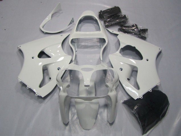 Kawasaki ZX6R 00-02 Motorrad Verkleidung - Weiß Kawasaki ZX6R 00-02 Motorrad Verkleidung - Weiß