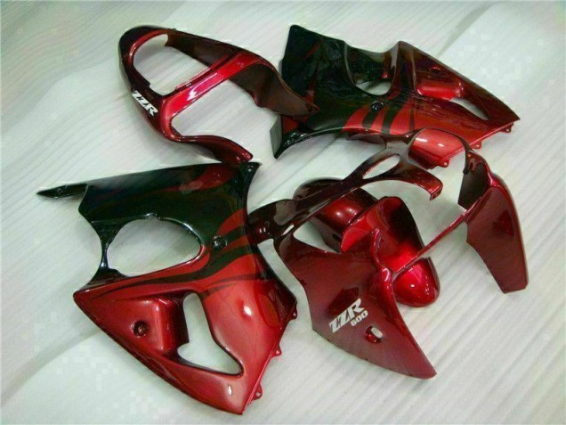 Kawasaki ZX6R 00-02 Motorrad Verkleidungen - Rot Schwarz Kawasaki ZX6R 00-02 Motorrad Verkleidungen - Rot Schwarz
