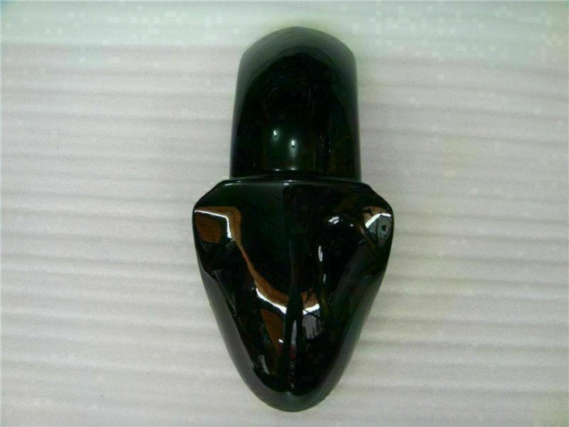 Kawasaki ZX6R 00-02 Motorrad Verkleidungen - Schwarz rote Flamme