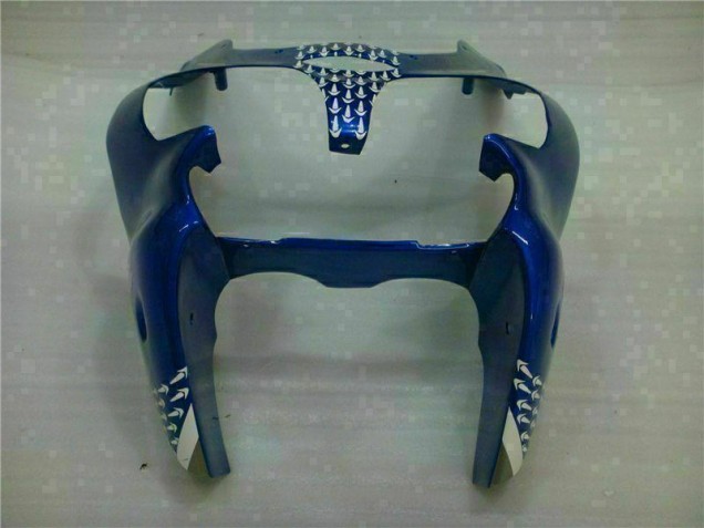 Kawasaki ZX6R 00-02 Motorrad Vollverkleidung - Blau Kawasaki ZX6R 00-02 Motorrad Vollverkleidung - Blau