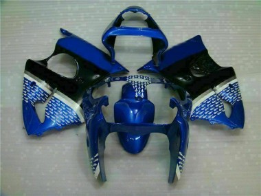 Kawasaki ZX6R 00-02 Motorrad Vollverkleidung - Blau