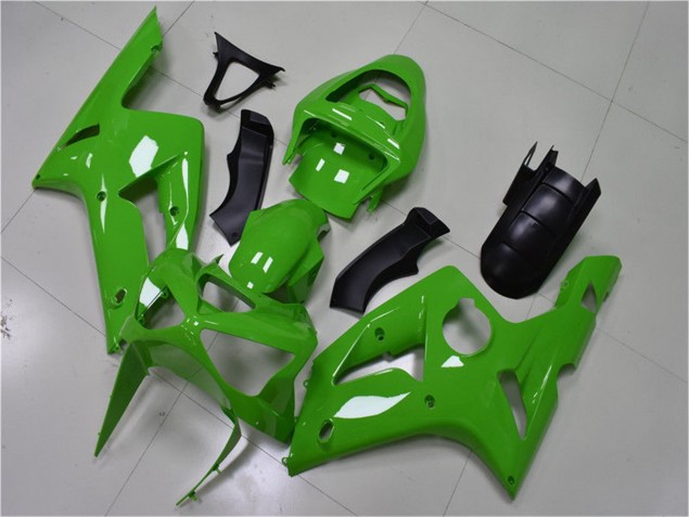 Kawasaki ZX6R 03-04 Motorrad Verkleidung - Grün Kawasaki ZX6R 03-04 Motorrad Verkleidung - Grün