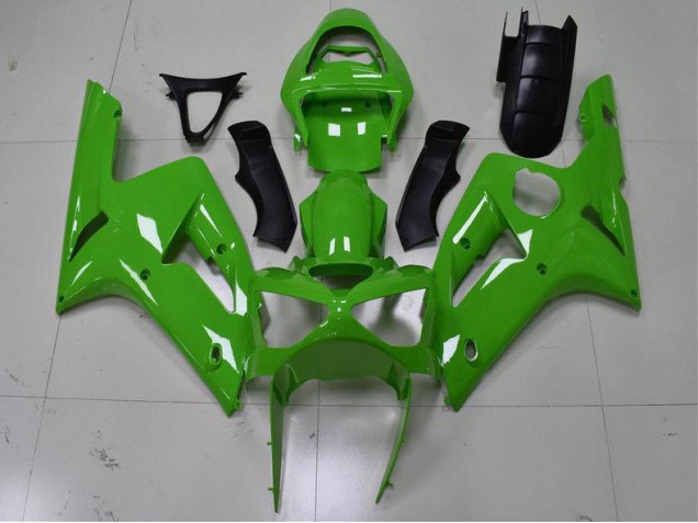 Kawasaki ZX6R 03-04 Motorrad Verkleidung - Grün Kawasaki ZX6R 03-04 Motorrad Verkleidung - Grün