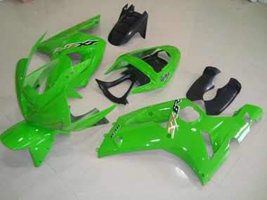 Kawasaki ZX6R 03-04 Motorrad Verkleidungen - Grün