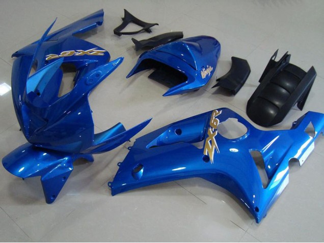 Kawasaki ZX6R 03-04 Motorrad Verkleidungen - Hell blau Kawasaki ZX6R 03-04 Motorrad Verkleidungen - Hell blau