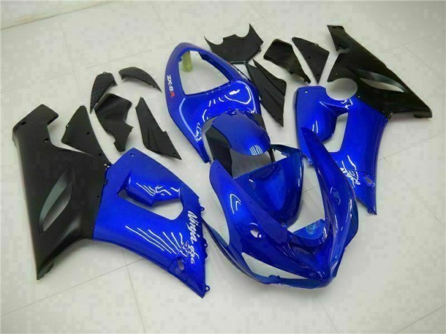 Kawasaki ZX6R 05-06 Motorrad Verkleidung - Blau Kawasaki ZX6R 05-06 Motorrad Verkleidung - Blau