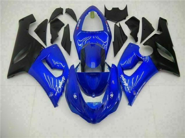 Kawasaki ZX6R 05-06 Motorrad Verkleidung - Blau Kawasaki ZX6R 05-06 Motorrad Verkleidung - Blau