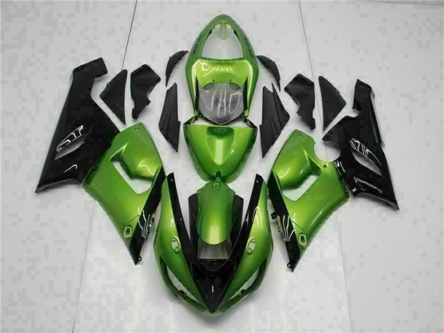 Kawasaki ZX6R 05-06 Motorrad Verkleidung - Grün Kawasaki ZX6R 05-06 Motorrad Verkleidung - Grün