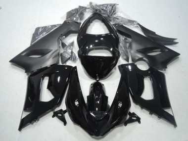 Kawasaki ZX6R 05-06 Motorrad Verkleidung - Schwarz