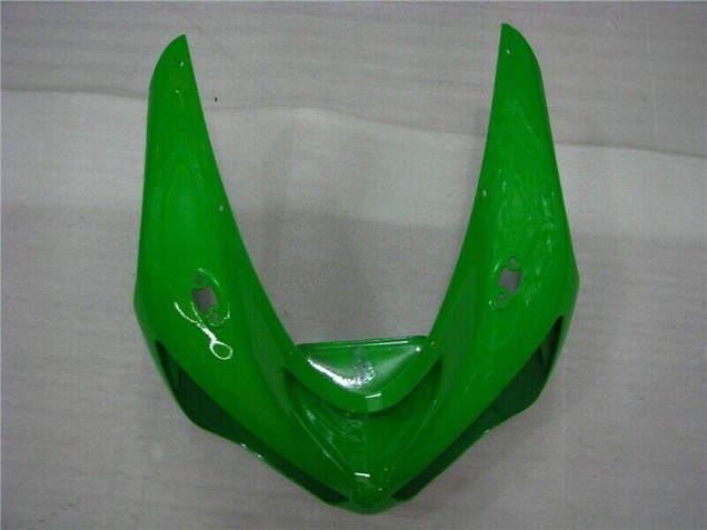 Kawasaki ZX6R 05-06 Motorrad Verkleidungen - Grün Matt schwarz Kawasaki ZX6R 05-06 Motorrad Verkleidungen - Grün Matt schwarz