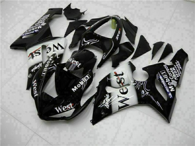 Kawasaki ZX6R 05-06 Motorrad Verkleidungen Komplett Sets - Schwarz Kawasaki ZX6R 05-06 Motorrad Verkleidungen Komplett Sets - Schwarz