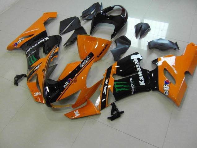 Kawasaki ZX6R 05-06 Motorrad Verkleidungen - Orange Monster Kawasaki ZX6R 05-06 Motorrad Verkleidungen - Orange Monster