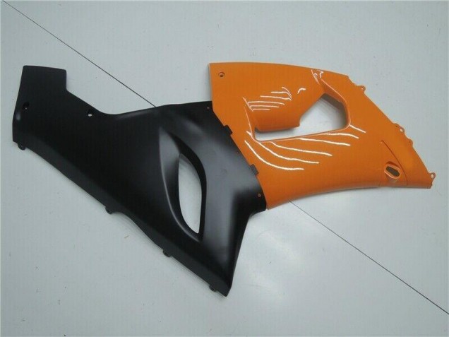 Kawasaki ZX6R 05-06 Motorrad Verkleidungen - Orange Schwarz Kawasaki ZX6R 05-06 Motorrad Verkleidungen - Orange Schwarz