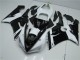 Kawasaki ZX6R 05-06 Motorrad Verkleidungen - Schwarz Weiß Kawasaki ZX6R 05-06 Motorrad Verkleidungen - Schwarz Weiß
