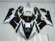 Kawasaki ZX6R 05-06 Motorrad Verkleidungen - Schwarz Weiß Kawasaki ZX6R 05-06 Motorrad Verkleidungen - Schwarz Weiß
