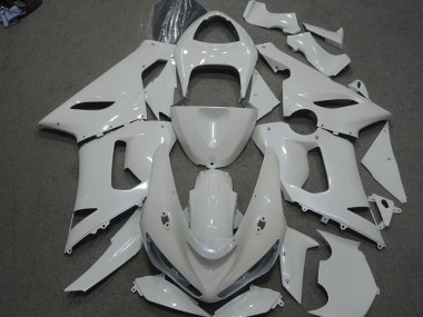 Kawasaki ZX6R 05-06 Motorrad Verkleidungen - Weiß