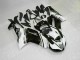 Kawasaki ZX6R 07-08 Motorrad Verkleidung - Schwarz Weiß Kawasaki ZX6R 07-08 Motorrad Verkleidung - Schwarz Weiß