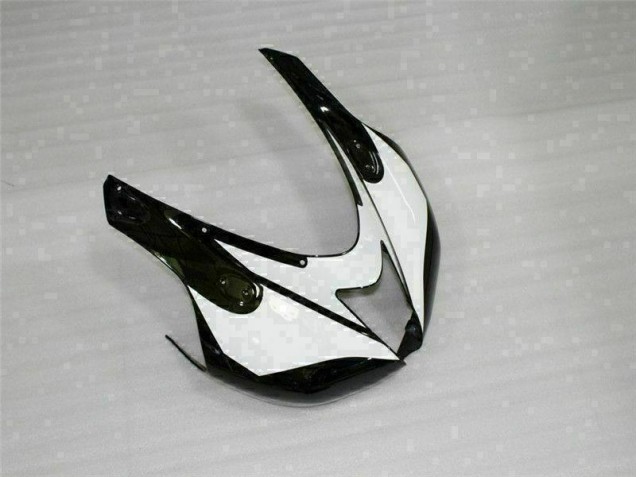 Kawasaki ZX6R 07-08 Motorrad Verkleidung - Schwarz Weiß Kawasaki ZX6R 07-08 Motorrad Verkleidung - Schwarz Weiß
