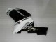 Kawasaki ZX6R 07-08 Motorrad Verkleidung - Schwarz Weiß Kawasaki ZX6R 07-08 Motorrad Verkleidung - Schwarz Weiß