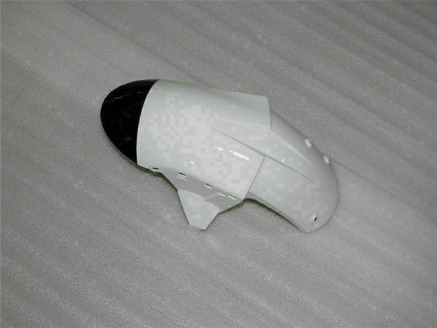 Kawasaki ZX6R 07-08 Motorrad Verkleidung - Schwarz Weiß Kawasaki ZX6R 07-08 Motorrad Verkleidung - Schwarz Weiß