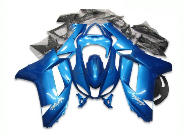 Kawasaki ZX6R 07-08 Motorrad Verkleidungen - Blau Kawasaki ZX6R 07-08 Motorrad Verkleidungen - Blau