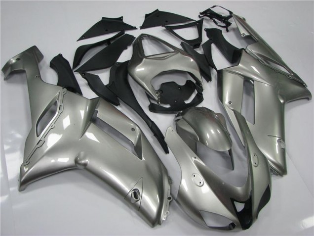 Kawasaki ZX6R 07-08 Motorrad Verkleidungen - Grau Kawasaki ZX6R 07-08 Motorrad Verkleidungen - Grau