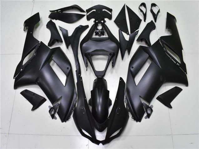 Kawasaki ZX6R 07-08 Motorrad Verkleidungen - Matt Schwarz Kawasaki ZX6R 07-08 Motorrad Verkleidungen - Matt Schwarz