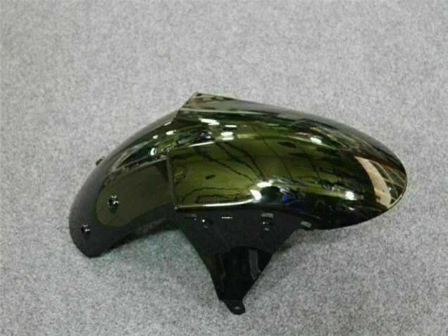 Kawasaki ZX6R 07-08 Motorrad Verkleidungen - Schwarz rote Flamme Kawasaki ZX6R 07-08 Motorrad Verkleidungen - Schwarz rote Flamme