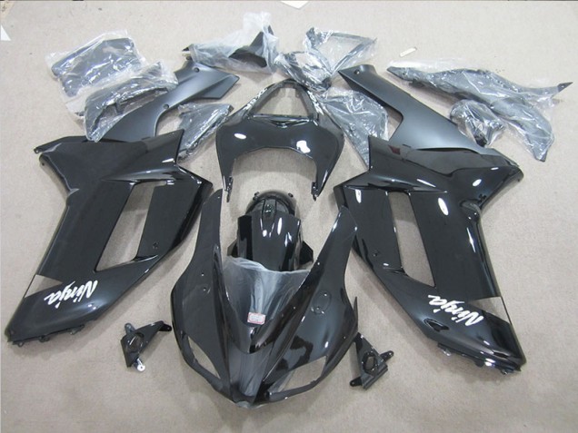 Kawasaki ZX6R 07-08 Motorrad Verkleidungen - Schwarzer Ninja Kawasaki ZX6R 07-08 Motorrad Verkleidungen - Schwarzer Ninja