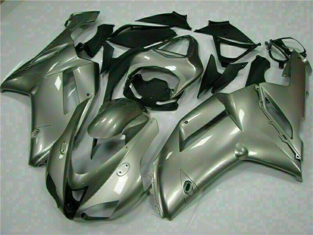 Kawasaki ZX6R 07-08 Motorrad Verkleidungen - Silber Kawasaki ZX6R 07-08 Motorrad Verkleidungen - Silber