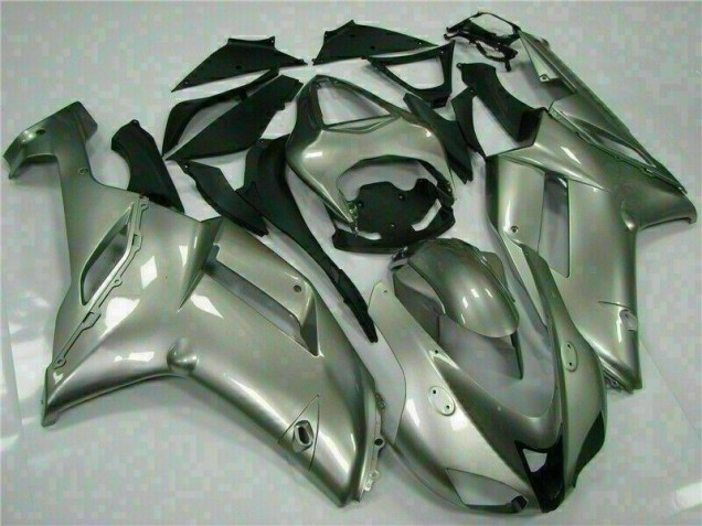 Kawasaki ZX6R 07-08 Motorrad Verkleidungen - Silber Kawasaki ZX6R 07-08 Motorrad Verkleidungen - Silber