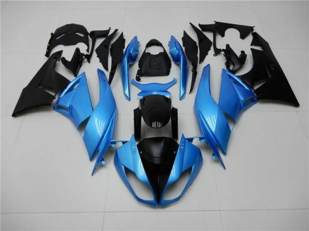 Kawasaki ZX6R 09-12 Motorrad Verkleidung - Blau Schwarz Kawasaki ZX6R 09-12 Motorrad Verkleidung - Blau Schwarz