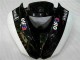 Kawasaki ZX6R 09-12 Motorrad Verkleidung - Schwarz Weiß 3M Touch4 Kawasaki ZX6R 09-12 Motorrad Verkleidung - Schwarz Weiß 3M Touch4