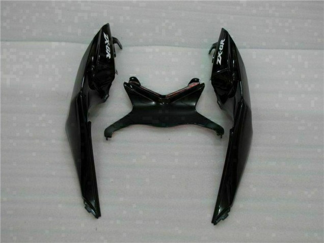 Kawasaki ZX6R 09-12 Motorrad Verkleidung - Weiß Schwarz Kawasaki ZX6R 09-12 Motorrad Verkleidung - Weiß Schwarz