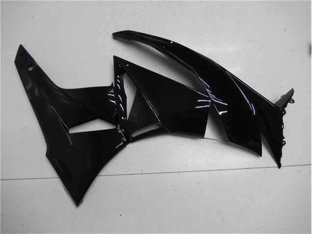 Kawasaki ZX6R 09-12 Motorrad Verkleidungen - Glänzend Schwarz Kawasaki ZX6R 09-12 Motorrad Verkleidungen - Glänzend Schwarz