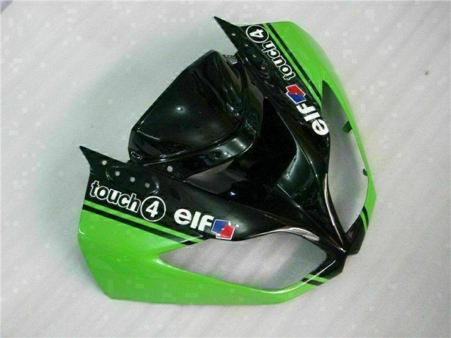 Kawasaki ZX6R 09-12 Motorrad Verkleidungen - Grün Schwarz Kawasaki ZX6R 09-12 Motorrad Verkleidungen - Grün Schwarz