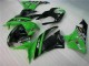 Kawasaki ZX6R 09-12 Motorrad Verkleidungen Komplett Sets - Schwarz Grün Kawasaki ZX6R 09-12 Motorrad Verkleidungen Komplett Sets - Schwarz Grün