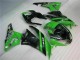 Kawasaki ZX6R 09-12 Motorrad Verkleidungen Komplett Sets - Schwarz Grün Kawasaki ZX6R 09-12 Motorrad Verkleidungen Komplett Sets - Schwarz Grün
