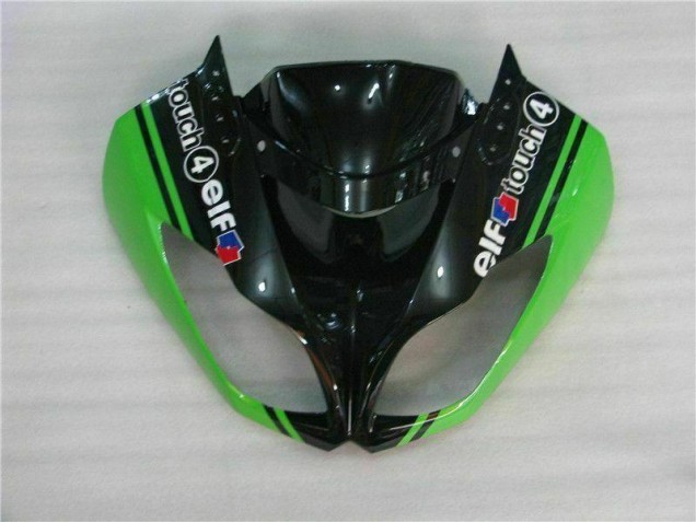 Kawasaki ZX6R 09-12 Motorrad Verkleidungen Komplett Sets - Schwarz Grün Kawasaki ZX6R 09-12 Motorrad Verkleidungen Komplett Sets - Schwarz Grün