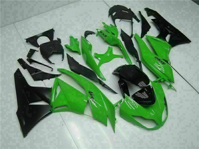 Kawasaki ZX6R 09-12 Motorrad Verkleidungen & Plastik - Schwarz Grün Kawasaki ZX6R 09-12 Motorrad Verkleidungen & Plastik - Schwarz Grün