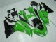 Kawasaki ZX6R 09-12 Motorrad Verkleidungen & Plastik - Schwarz Grün Kawasaki ZX6R 09-12 Motorrad Verkleidungen & Plastik - Schwarz Grün