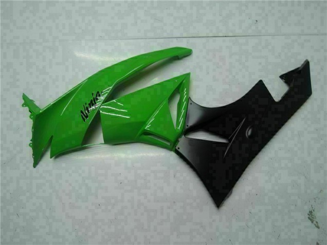 Kawasaki ZX6R 09-12 Motorrad Verkleidungen & Plastik - Schwarz Grün Kawasaki ZX6R 09-12 Motorrad Verkleidungen & Plastik - Schwarz Grün