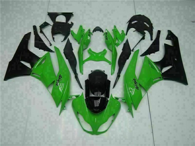 Kawasaki ZX6R 09-12 Motorrad Verkleidungen & Plastik - Schwarz Grün Kawasaki ZX6R 09-12 Motorrad Verkleidungen & Plastik - Schwarz Grün