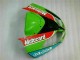 Kawasaki ZX6R 09-12 Motorrad Verkleidungen - Rot Grün Motocard