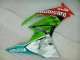 Kawasaki ZX6R 09-12 Motorrad Verkleidungen - Rot Grün Motocard